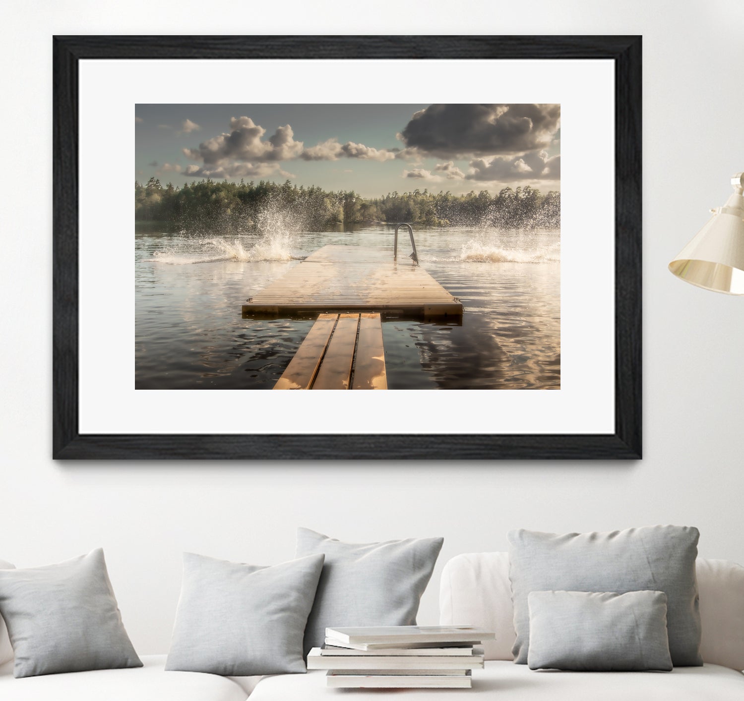 The diving board by Stephanie Kleimann on GIANT ART - landscape cloud