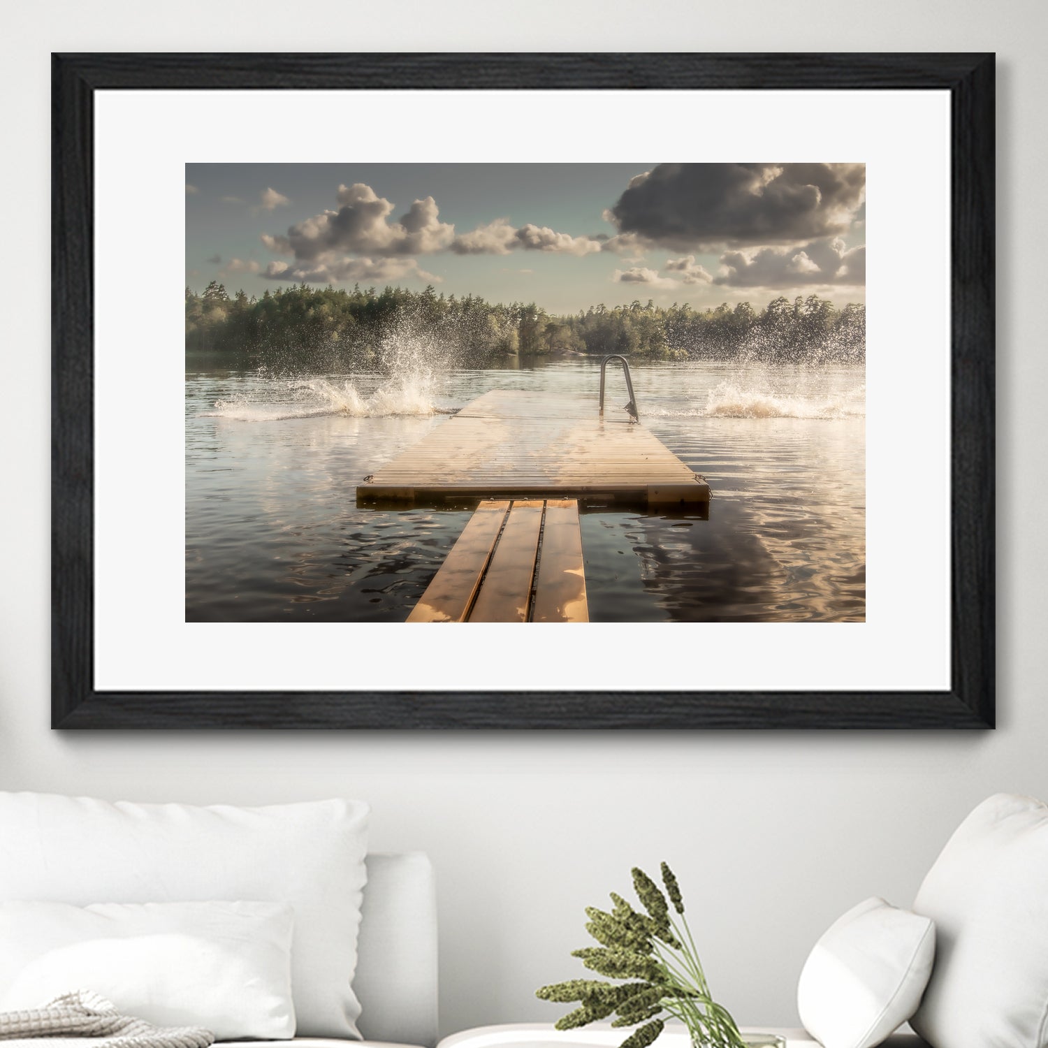 The diving board by Stephanie Kleimann on GIANT ART - landscape cloud