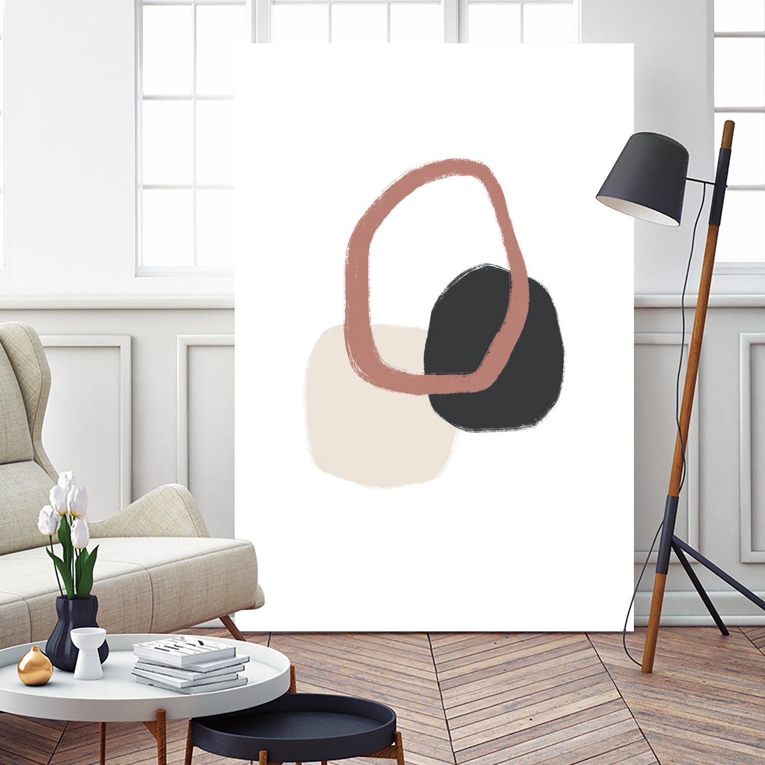 Three Stones - Together by uplusmestudio on GIANT ART - illustration shapes