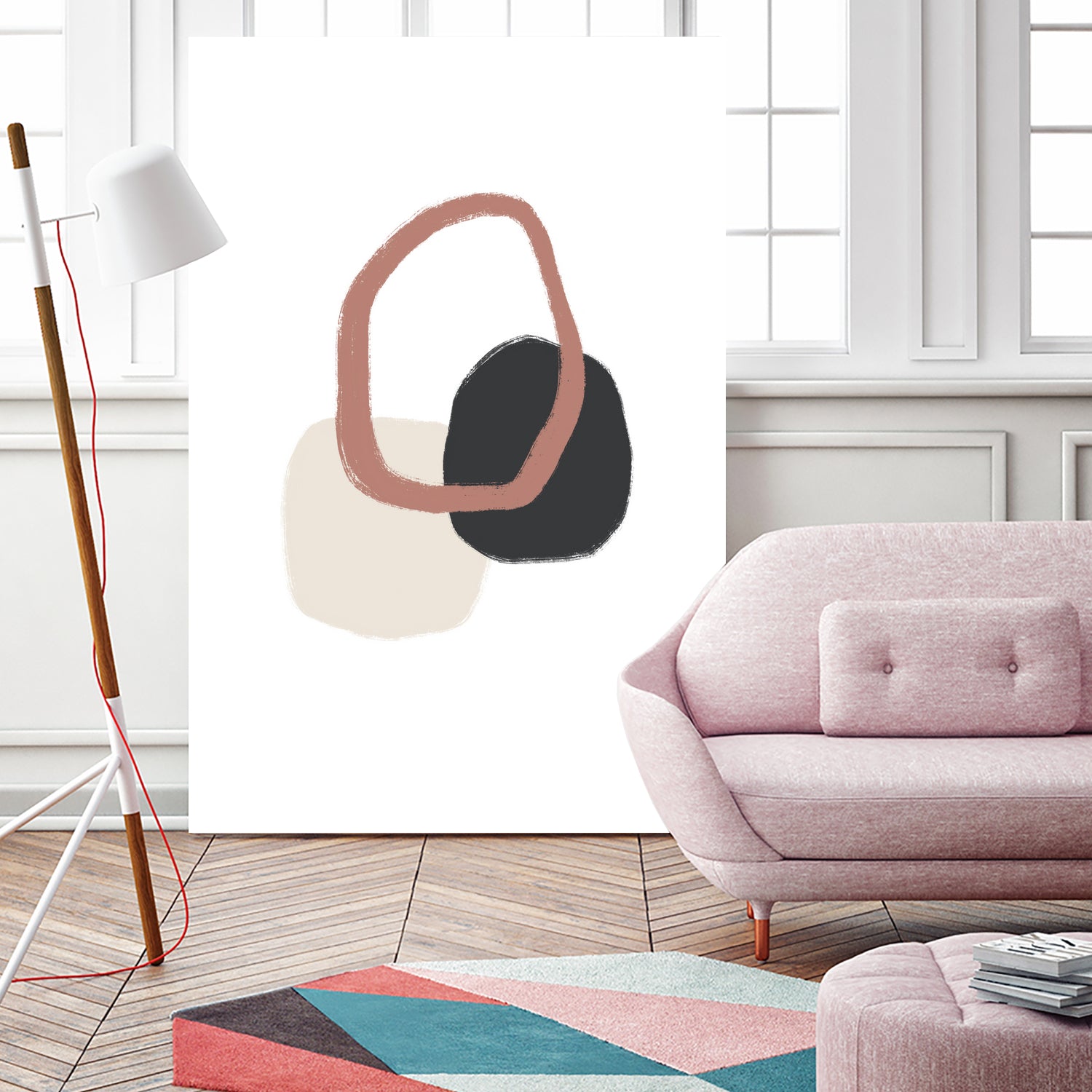 Three Stones - Together by uplusmestudio on GIANT ART - illustration shapes