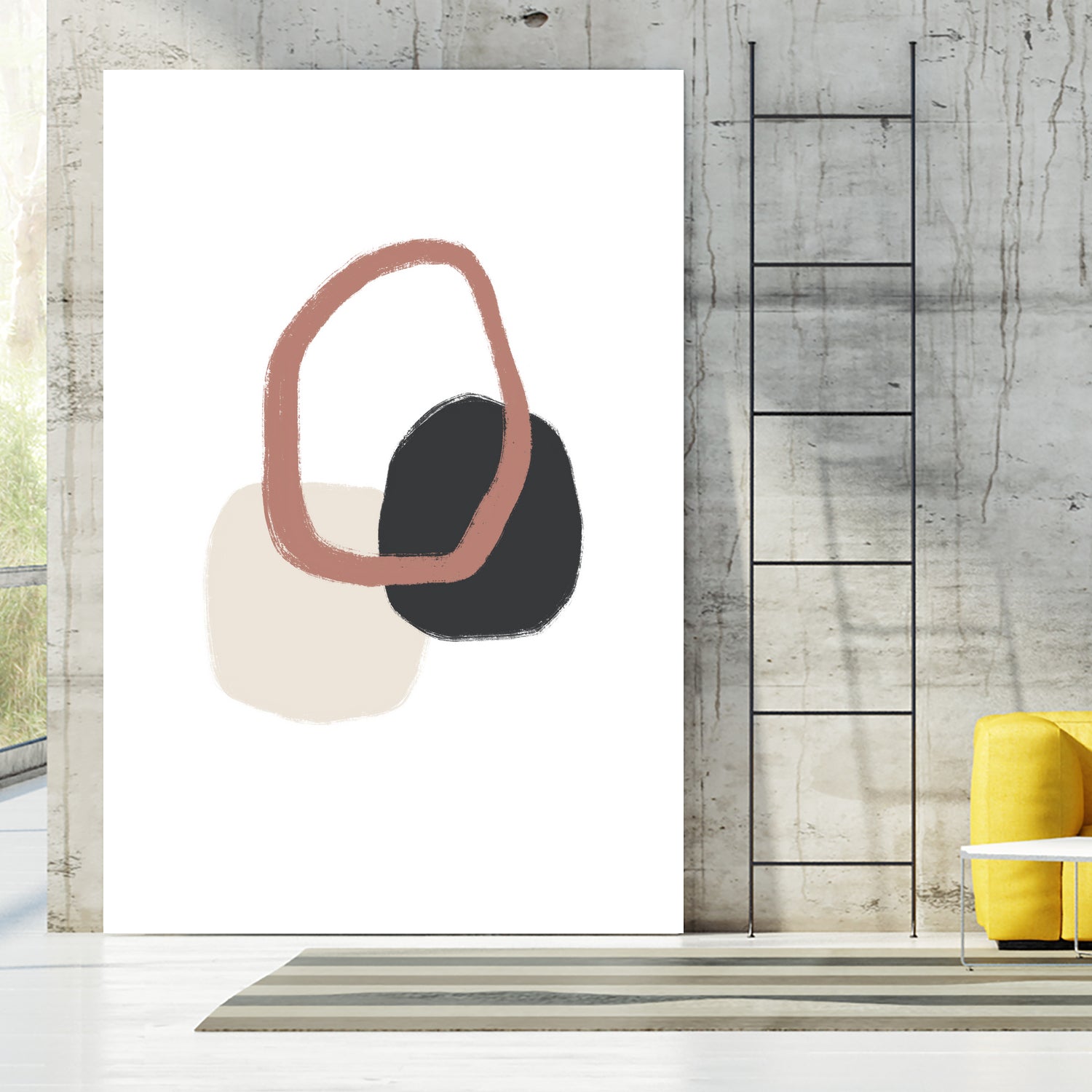 Three Stones - Together by uplusmestudio on GIANT ART - illustration shapes