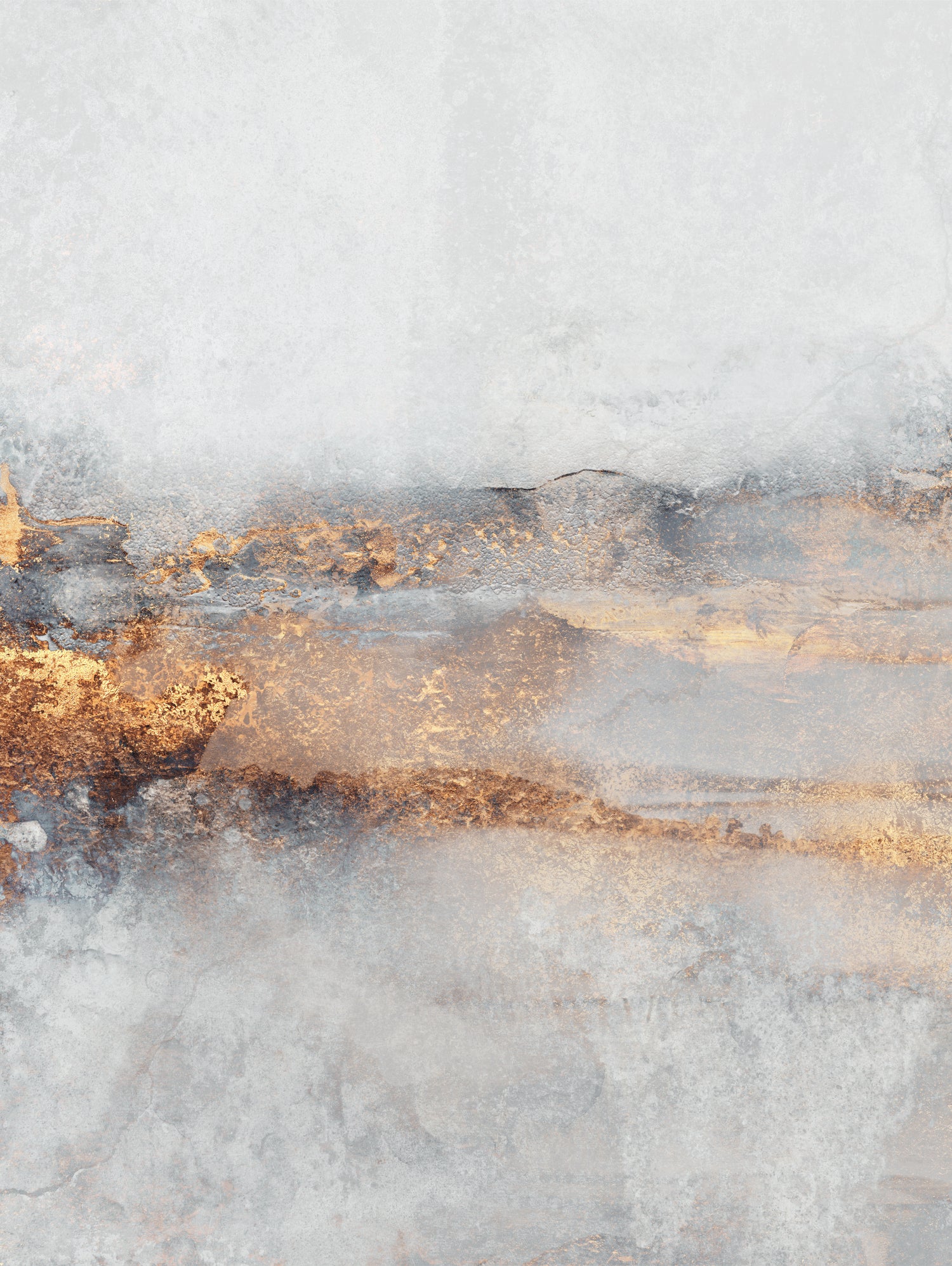 Fog by Elisabeth on GIANT ART - illustration gold