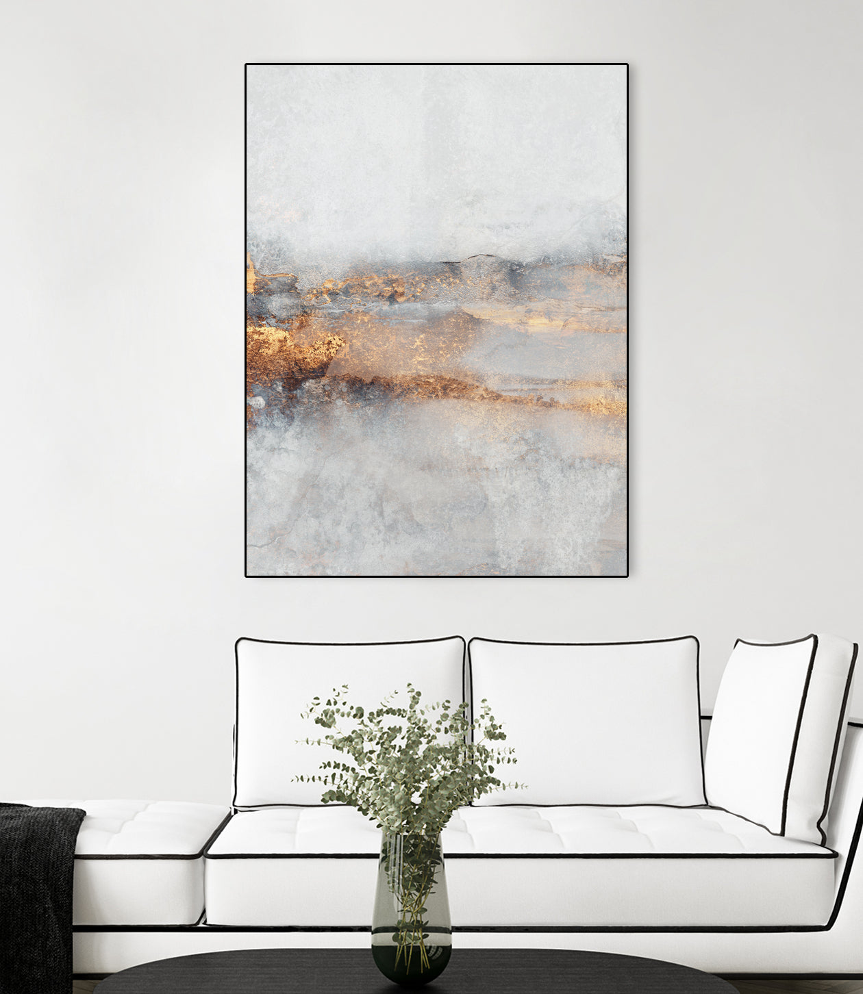 Fog by Elisabeth on GIANT ART - illustration gold