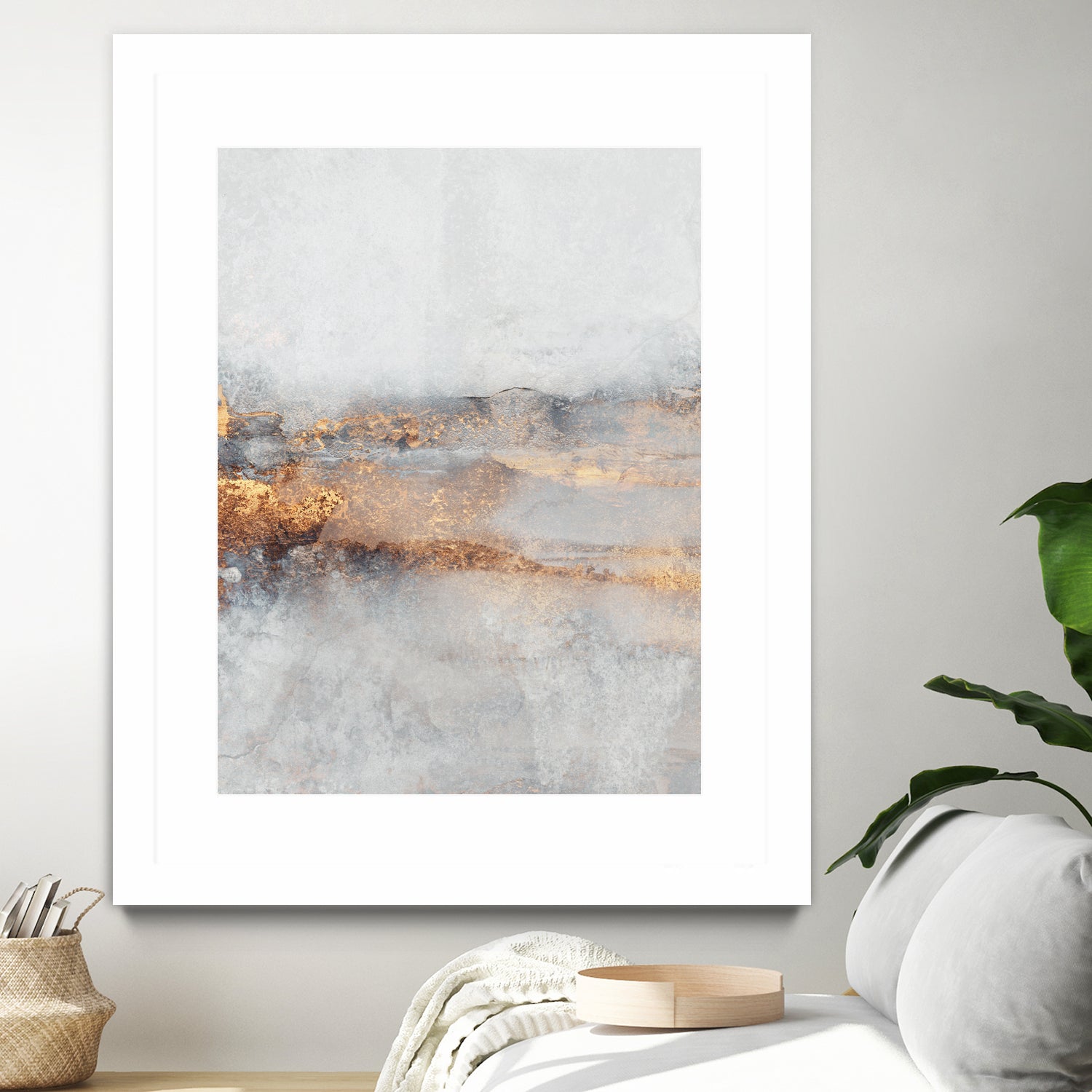 Fog by Elisabeth on GIANT ART - illustration gold