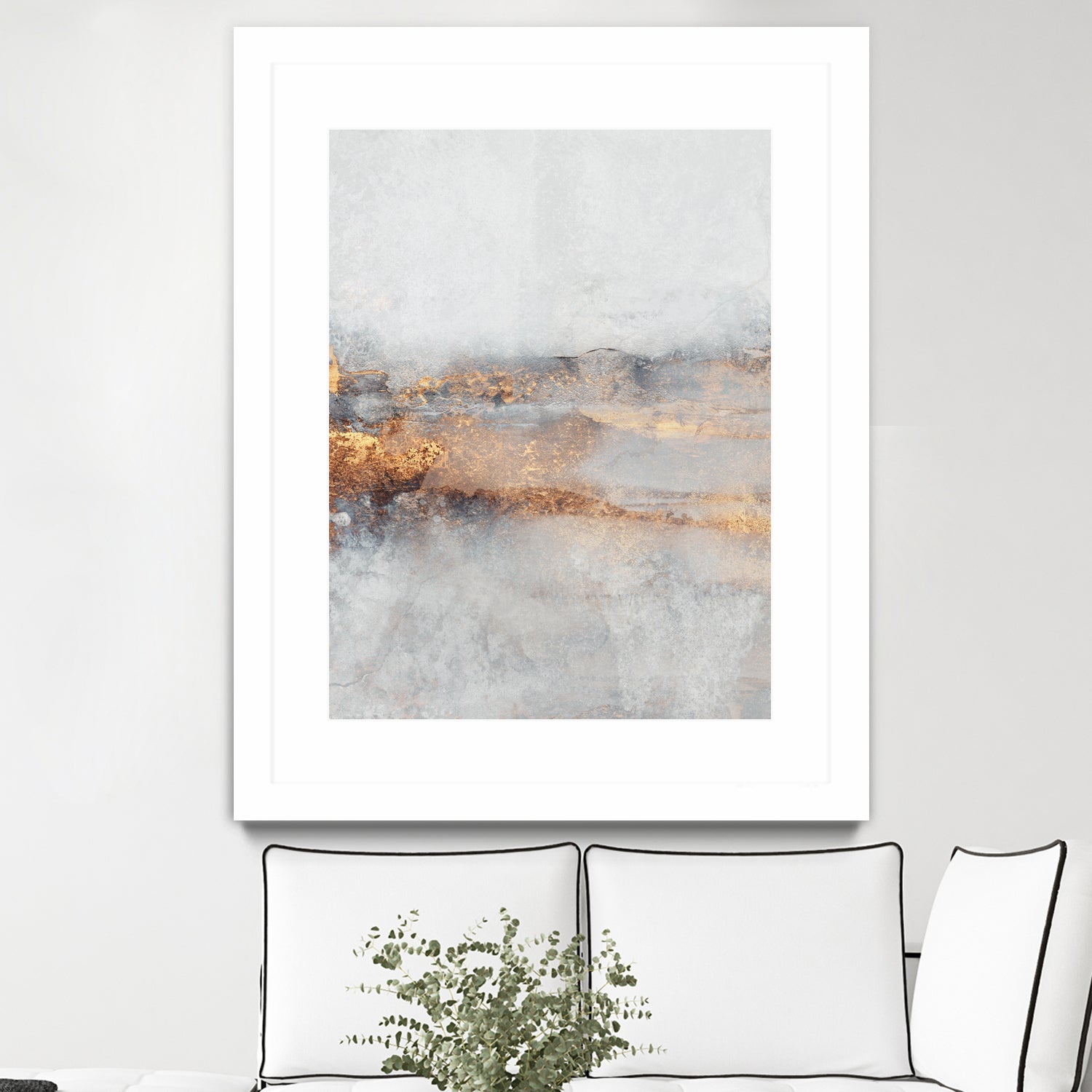 Fog by Elisabeth on GIANT ART - illustration gold