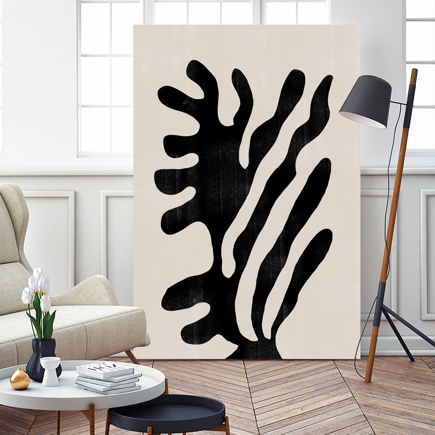 Silhouette Flow by THE MIUUS STUDIO on GIANT ART - abstract modern-art-decor
