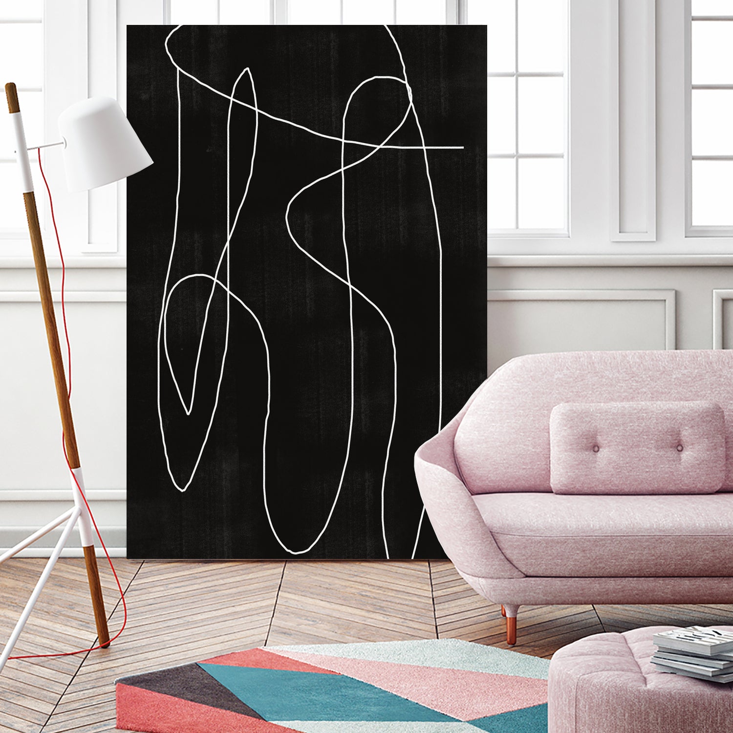 Abstract Line No2. by THE MIUUS STUDIO on GIANT ART - line art line art