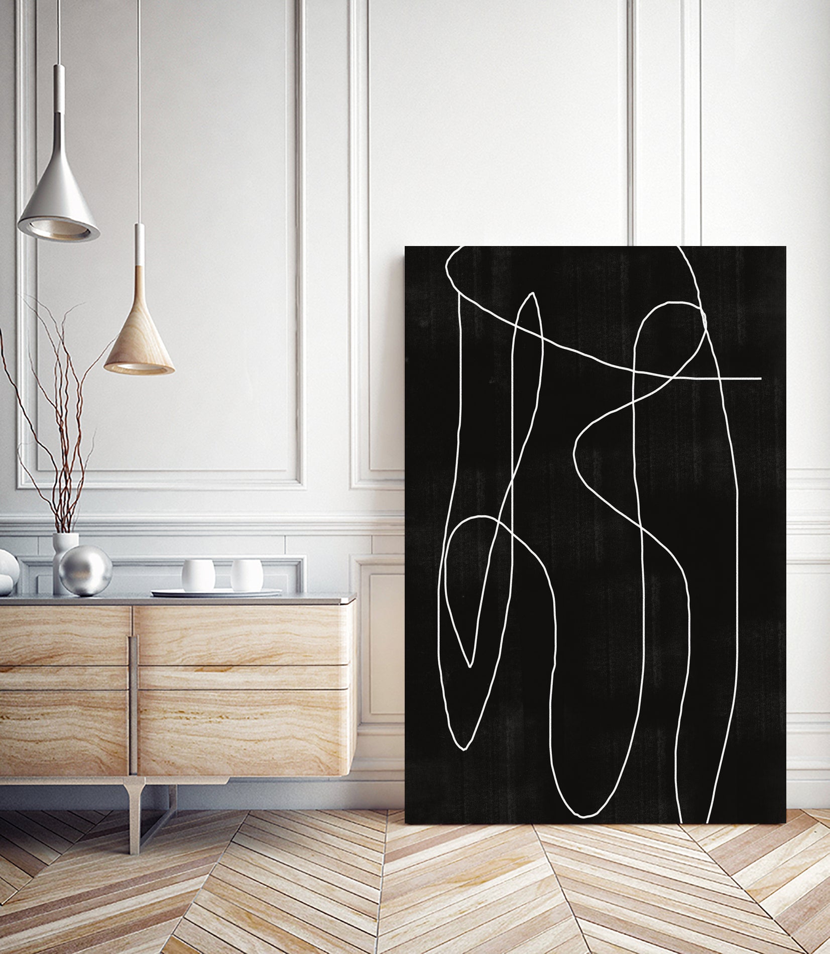 Abstract Line No2. by THE MIUUS STUDIO on GIANT ART - line art line art