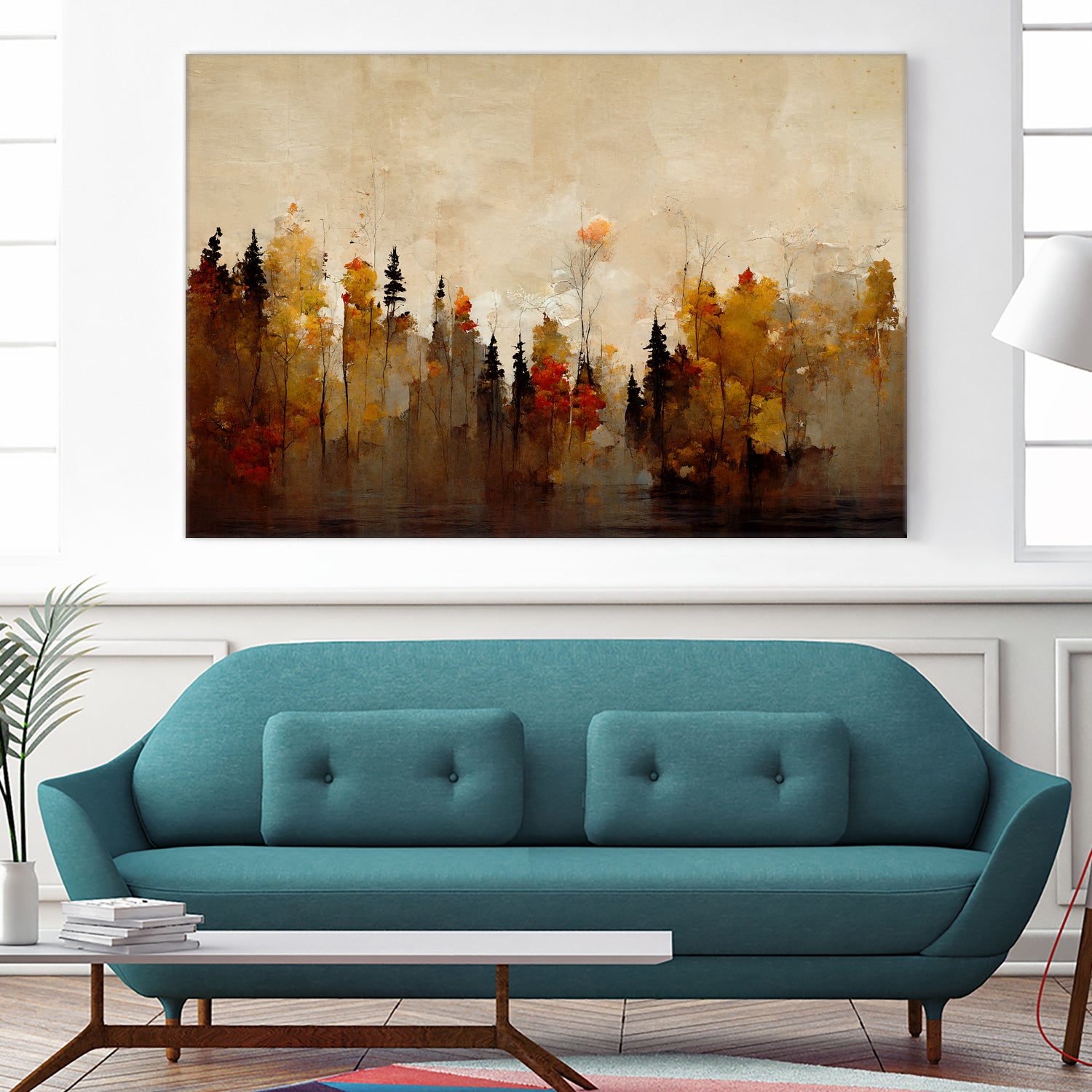 A Forest In Autumn by Treechild on GIANT ART - illustration landscape