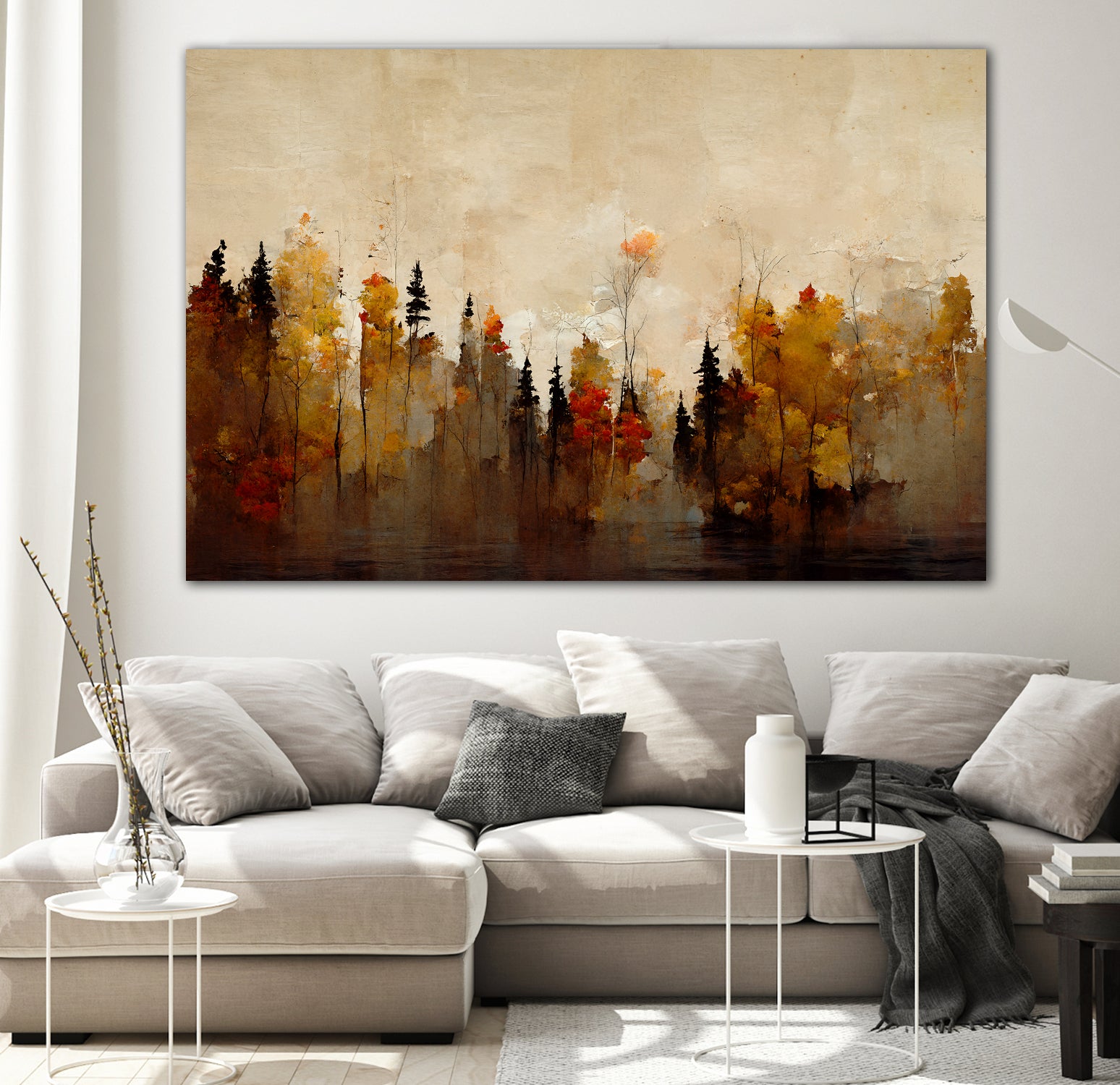 A Forest In Autumn by Treechild on GIANT ART - illustration landscape
