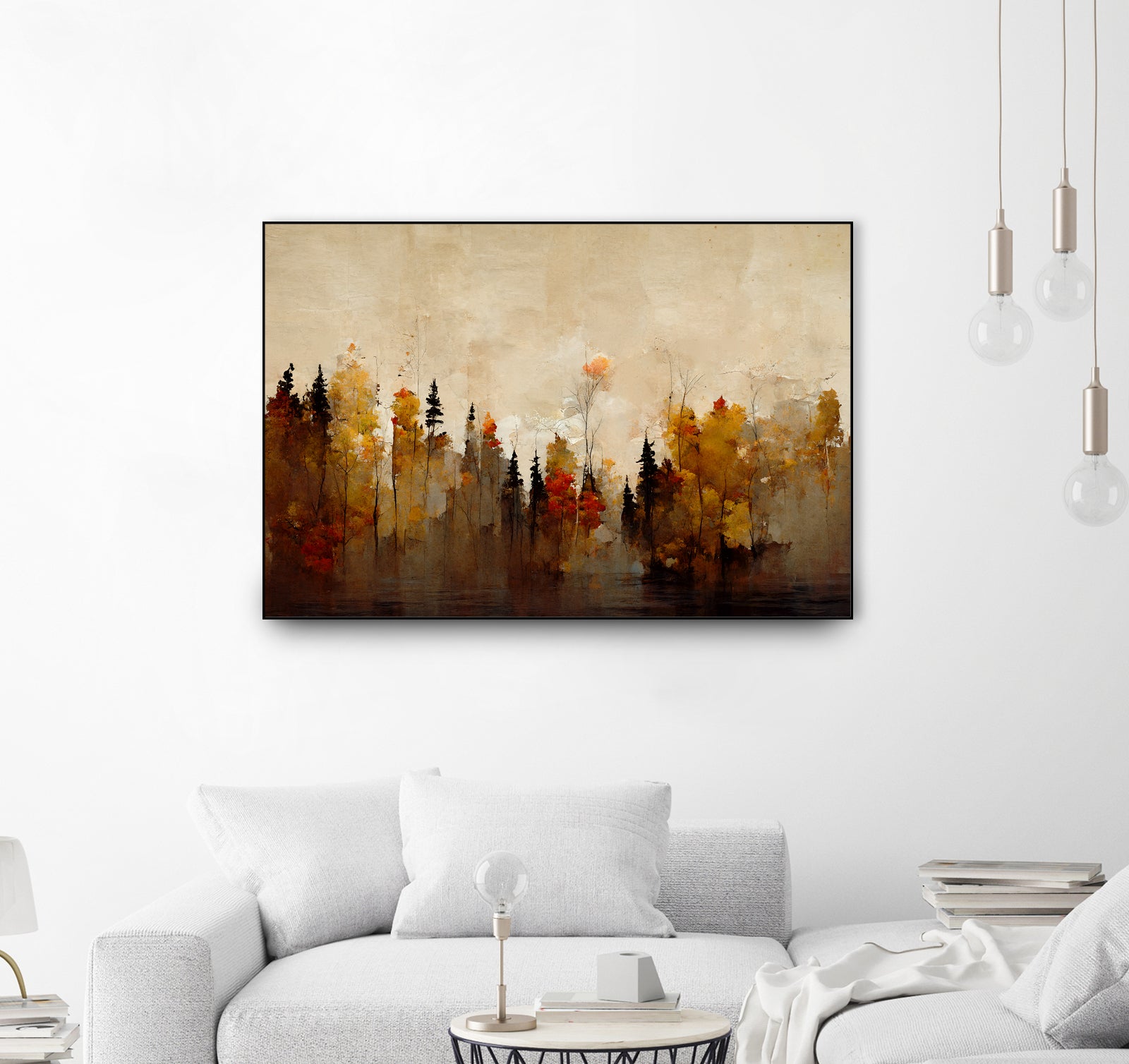 A Forest In Autumn by Treechild on GIANT ART - illustration landscape