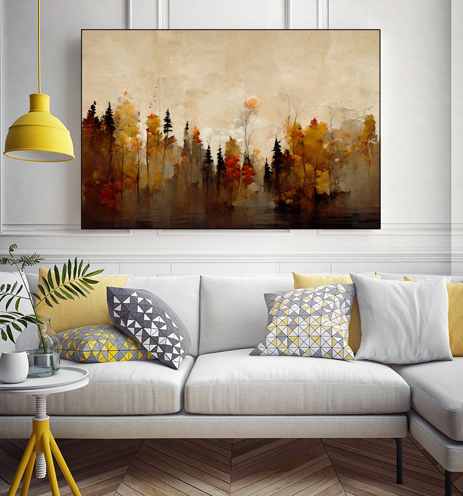 A Forest In Autumn by Treechild on GIANT ART - illustration landscape