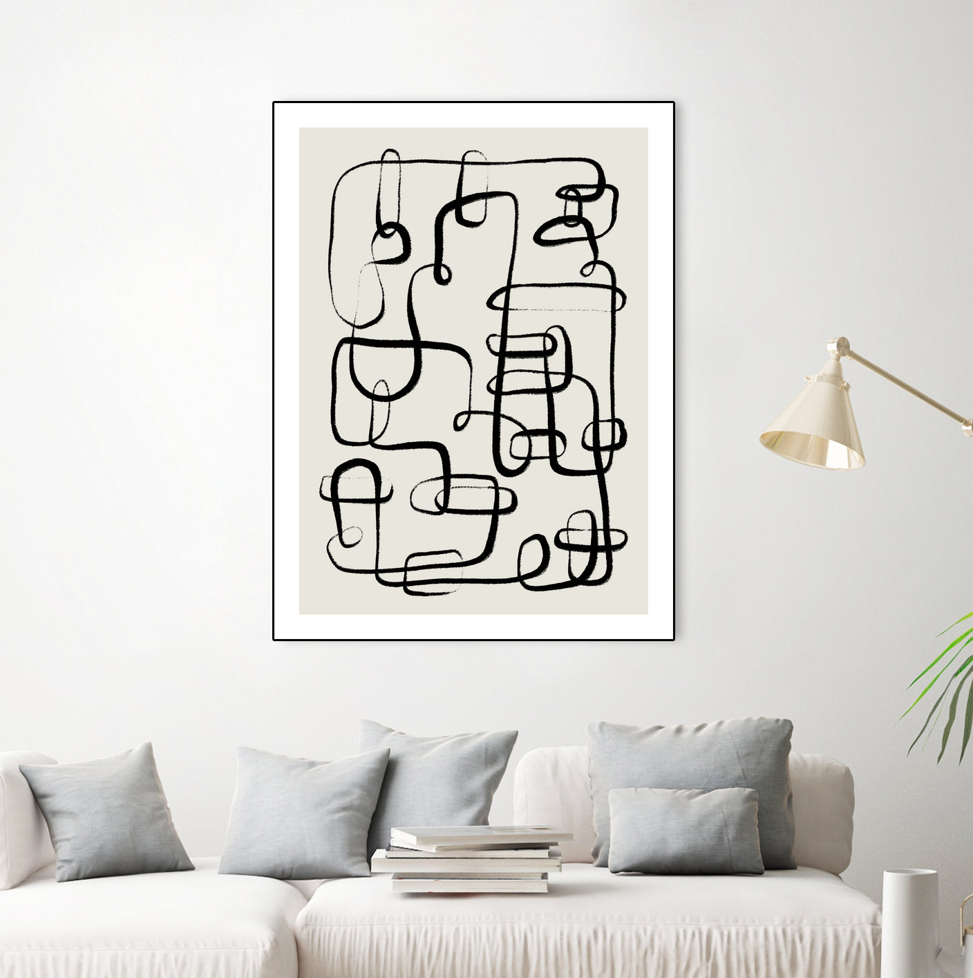 Endless Curves Dance by Treechild on GIANT ART - line art abstract art