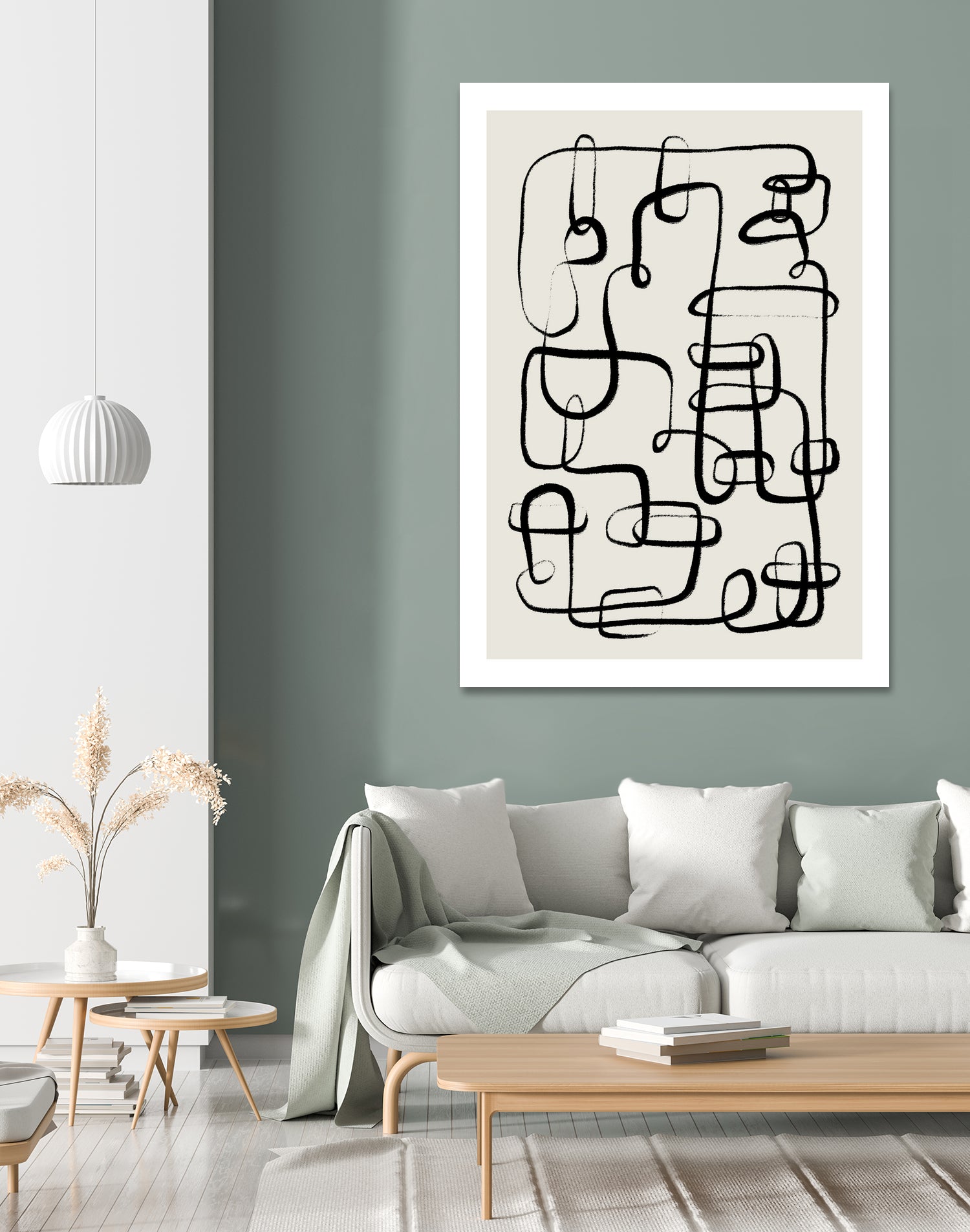 Endless Curves Dance by Treechild on GIANT ART - line art abstract art