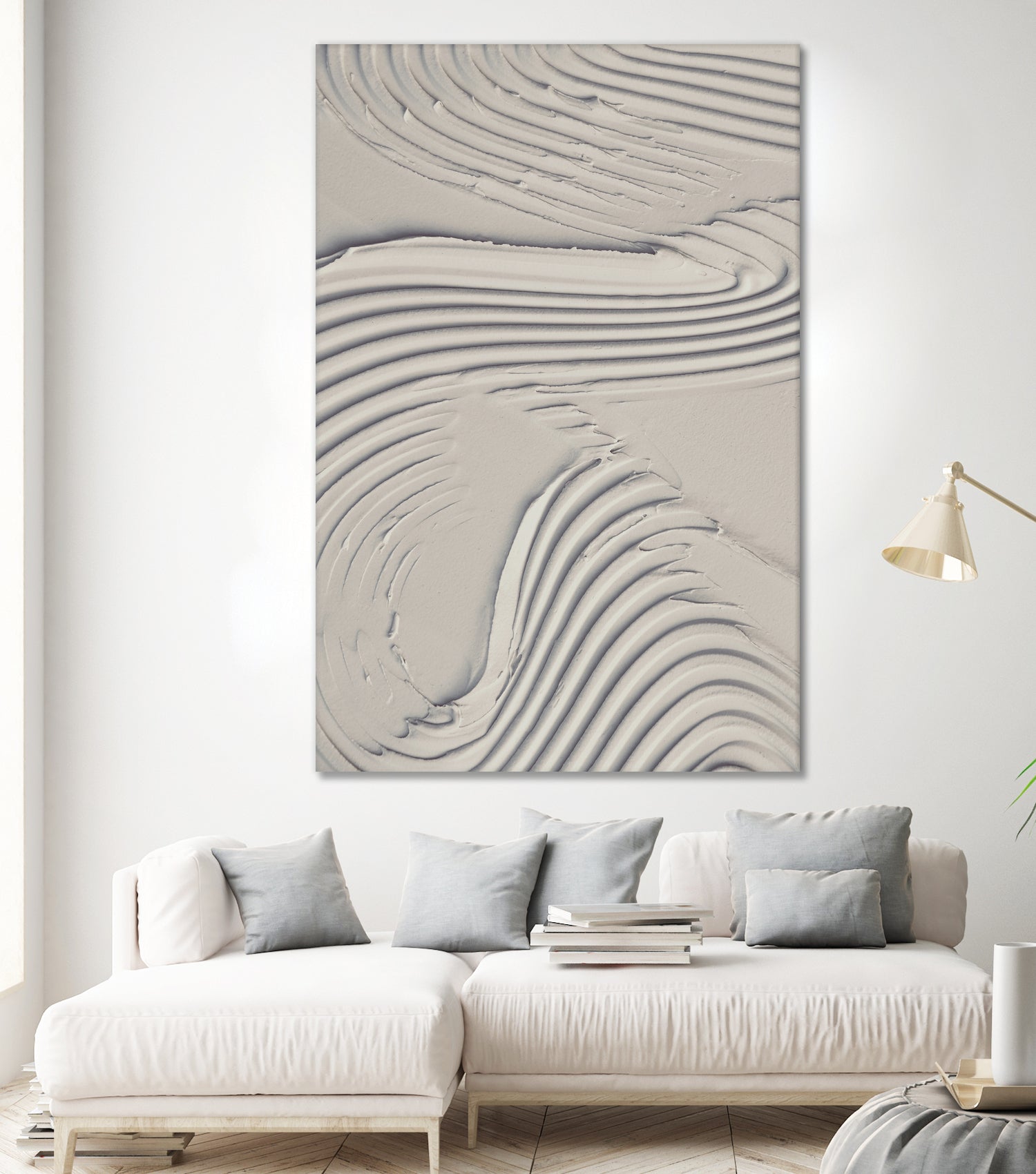 Mud Texture 14 Beige by Pictufy on GIANT ART - photography abstract