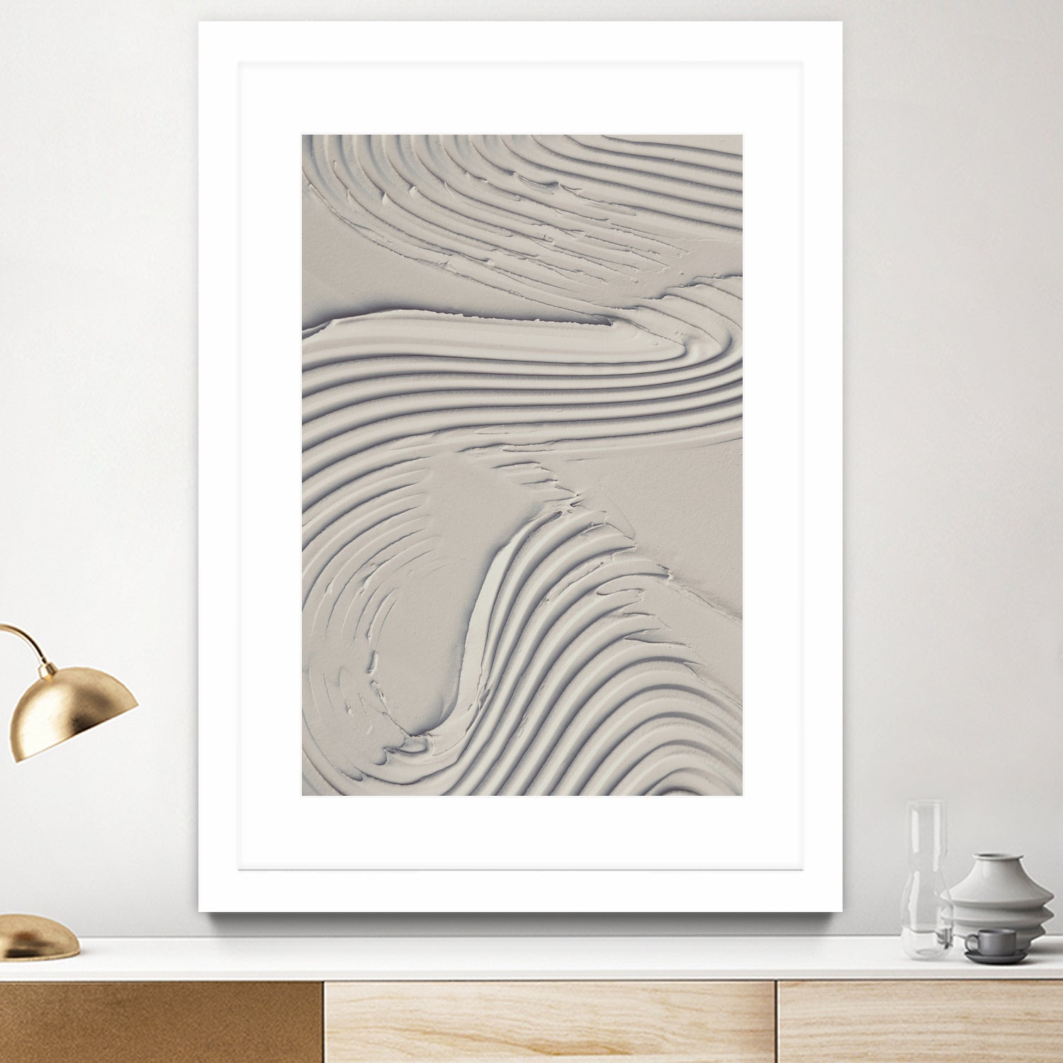 Mud Texture 14 Beige by Pictufy on GIANT ART - photography abstract