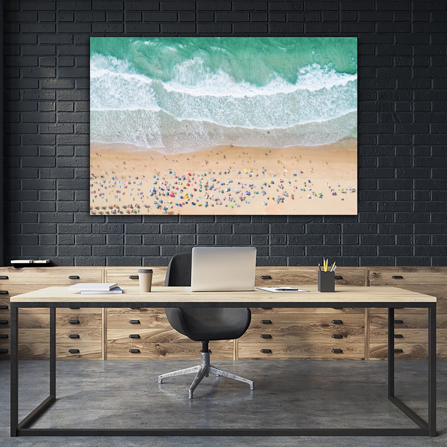 Summer Beach by Kathrin Pienaar on GIANT ART - landscape beach