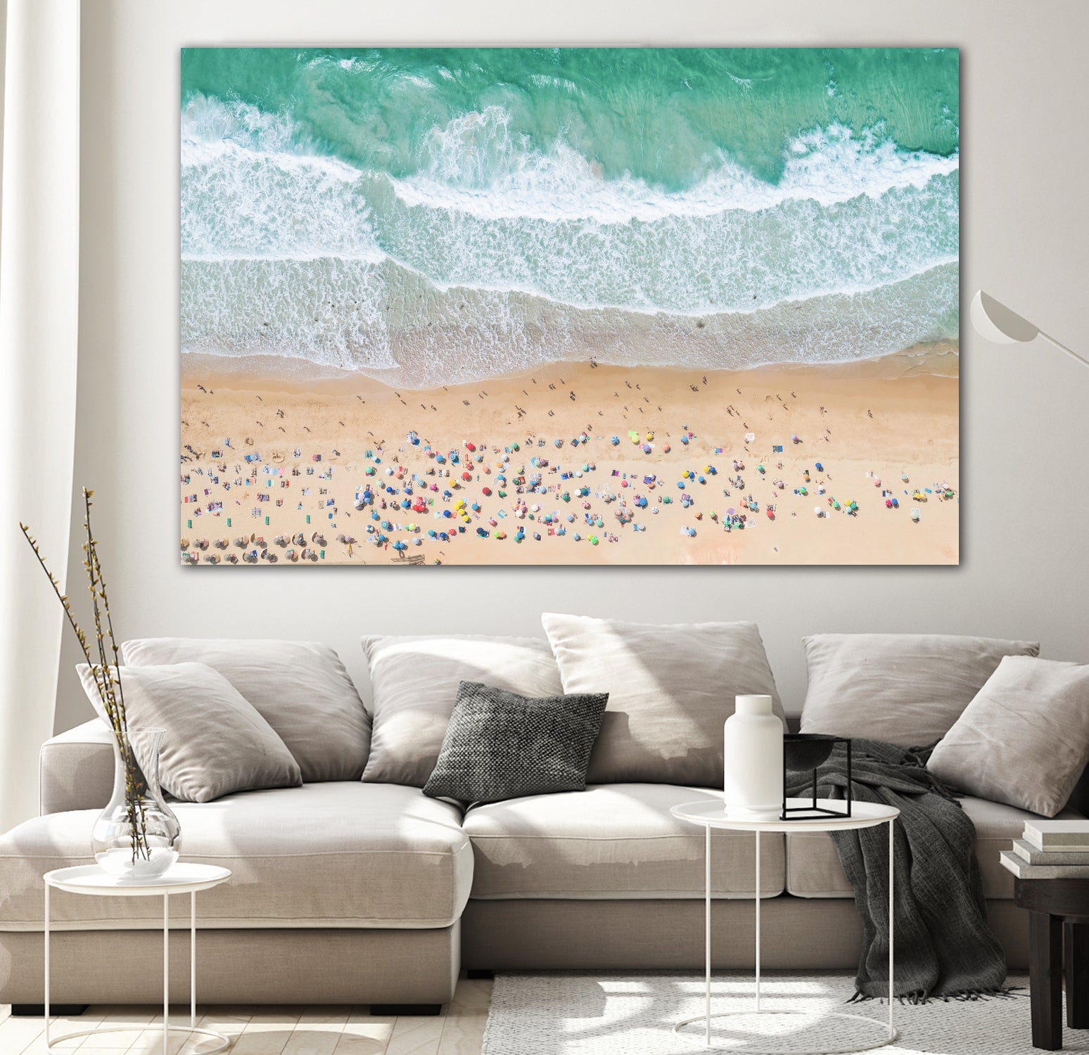 Summer Beach by Kathrin Pienaar on GIANT ART - landscape beach