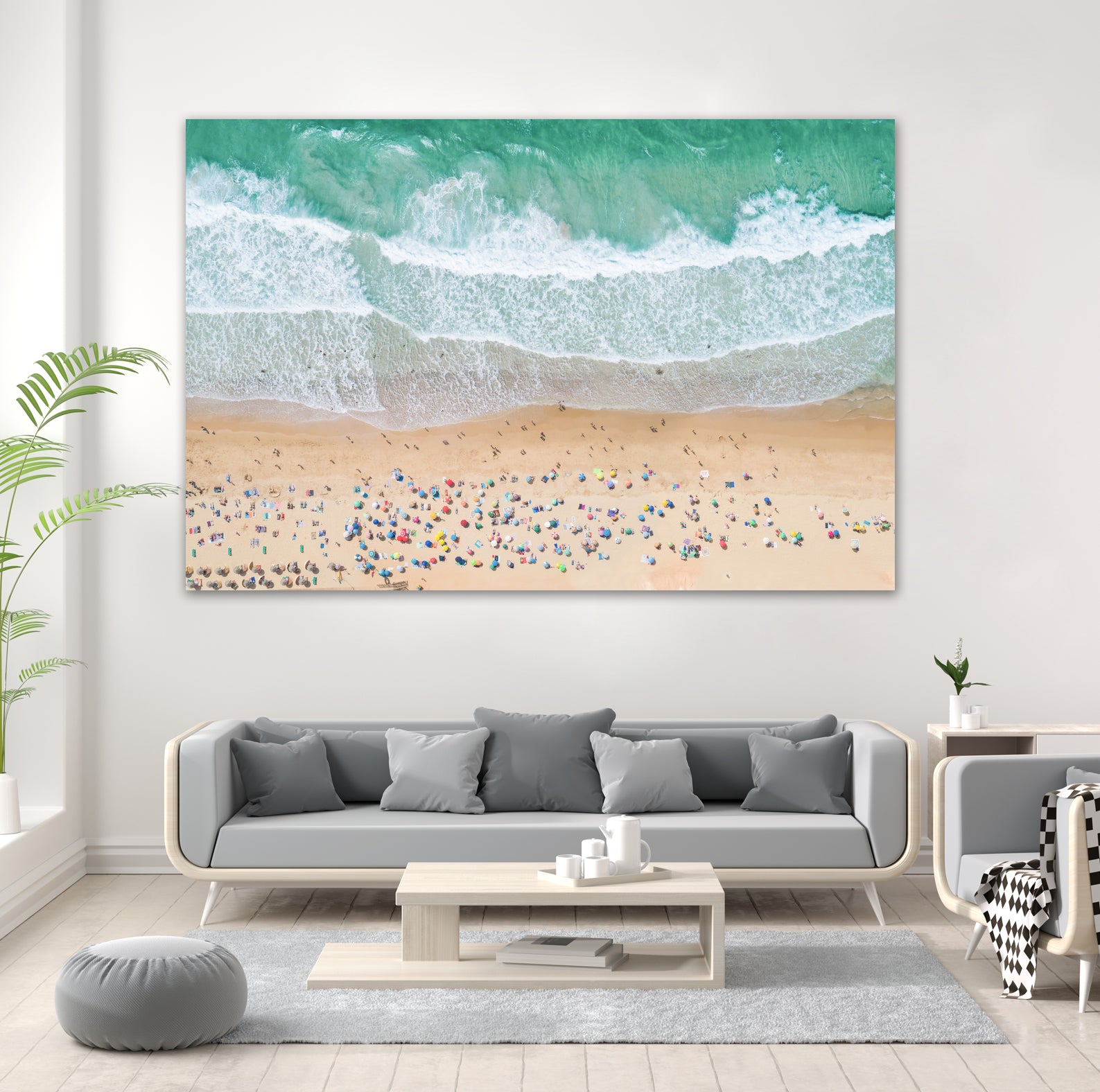 Summer Beach by Kathrin Pienaar on GIANT ART - landscape beach