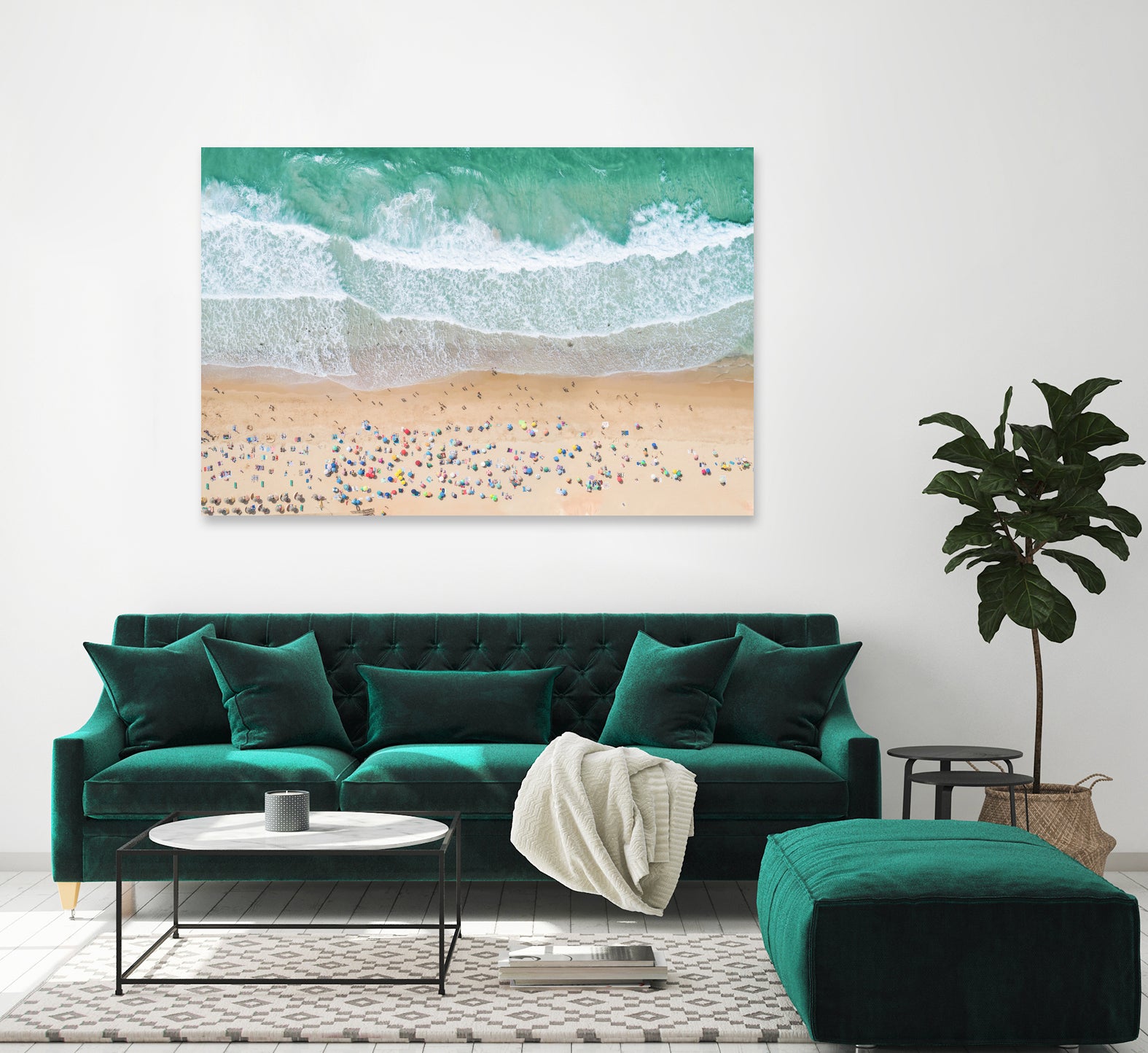 Summer Beach by Kathrin Pienaar on GIANT ART - landscape beach