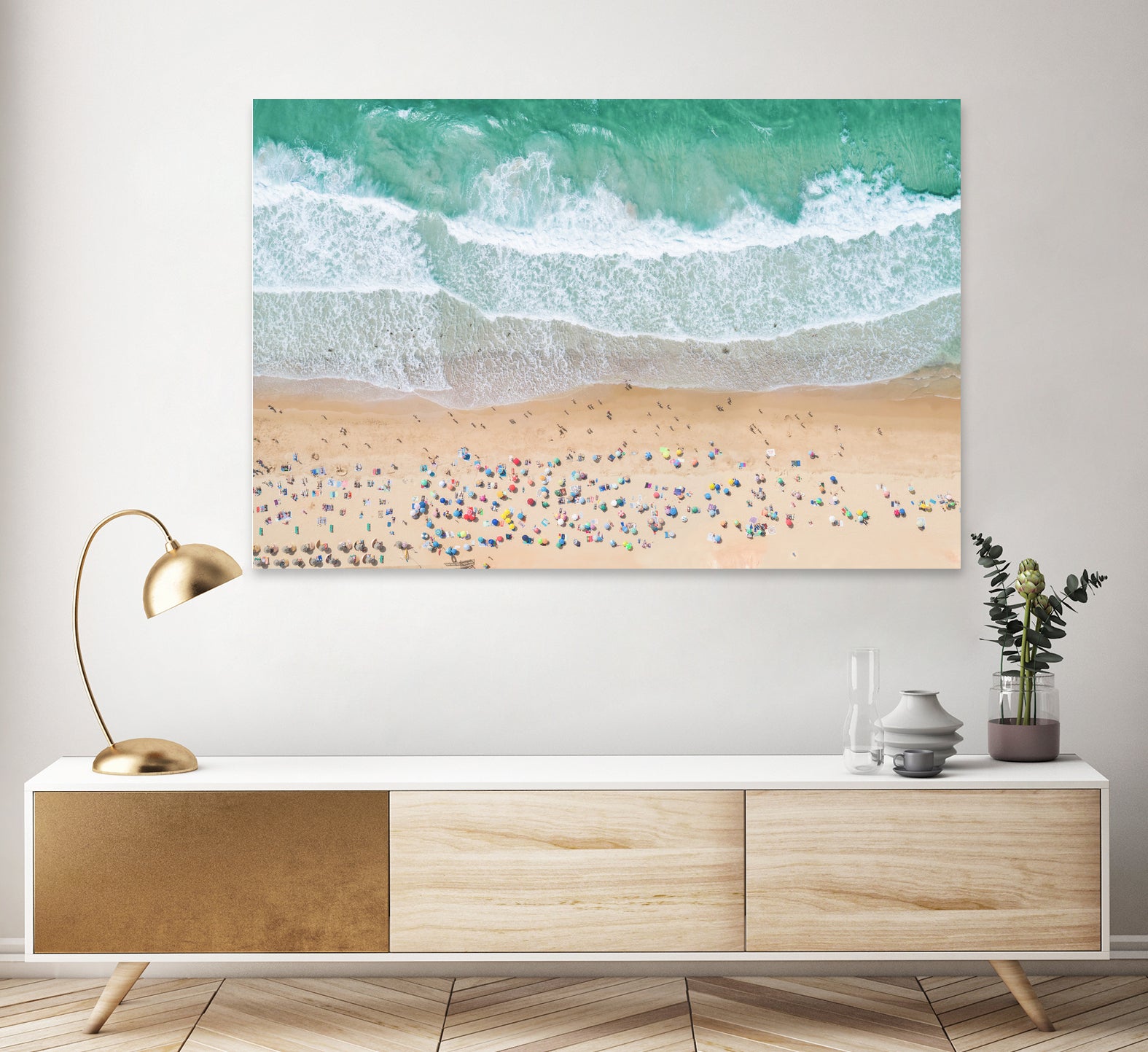 Summer Beach by Kathrin Pienaar on GIANT ART - landscape beach