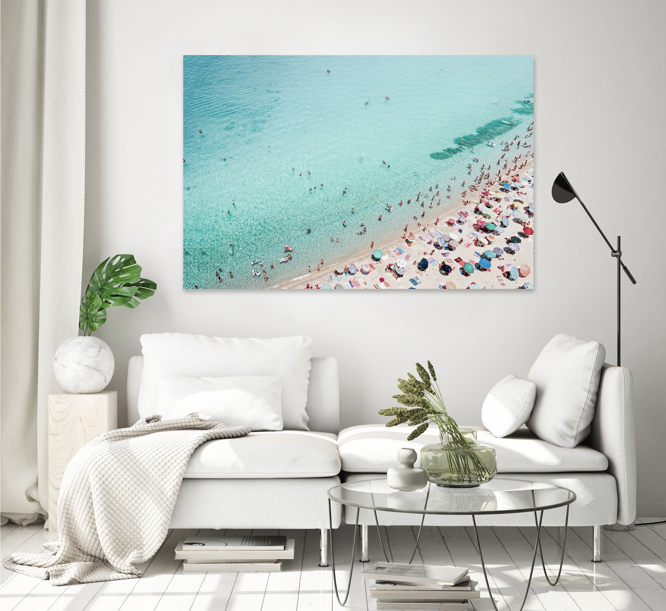 Busy Beach by Kathrin on GIANT ART - photography water