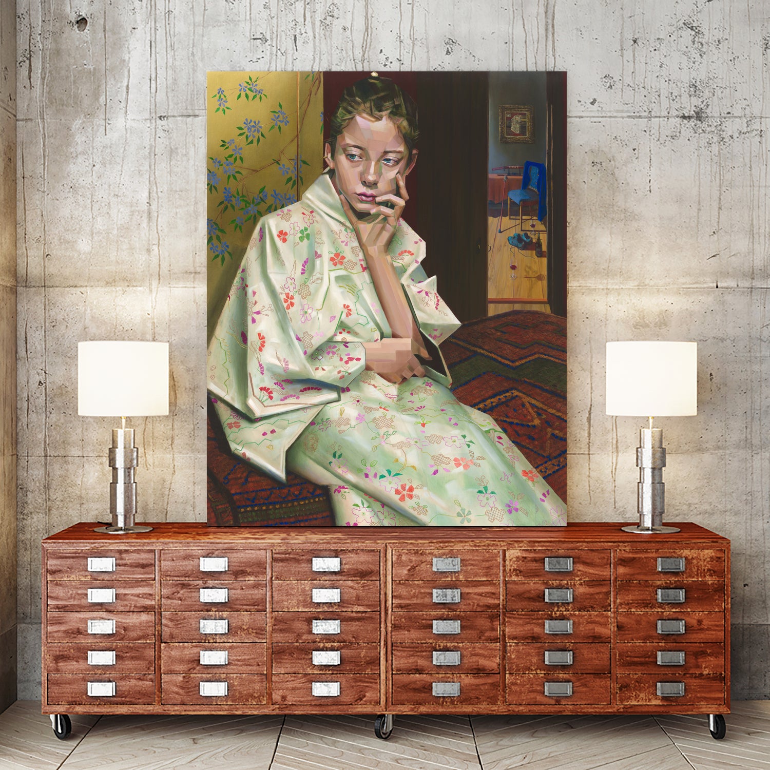 Geesje Kwak (2021) by Corne Akkers on GIANT ART - figurative