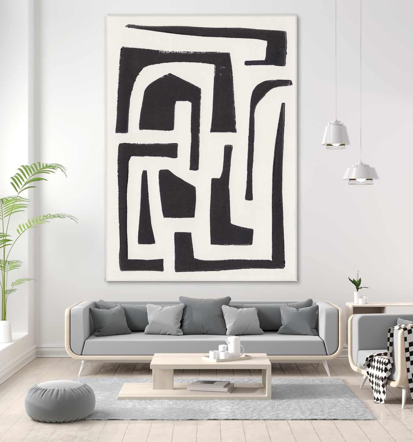 Neighbourhood by Alisa Galitsyna on GIANT ART - abstract shapes