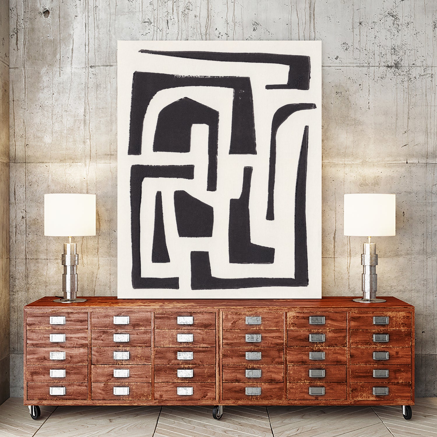 Neighbourhood by Alisa Galitsyna on GIANT ART - abstract shapes