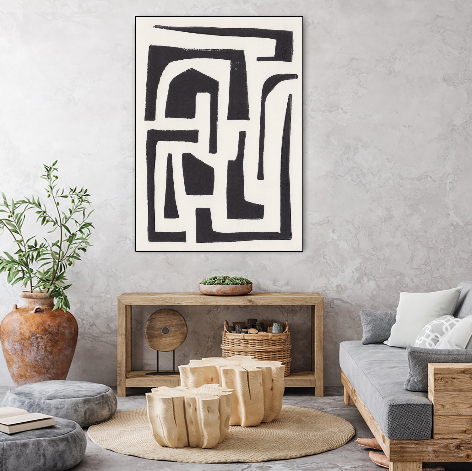 Neighbourhood by Alisa Galitsyna on GIANT ART - abstract shapes