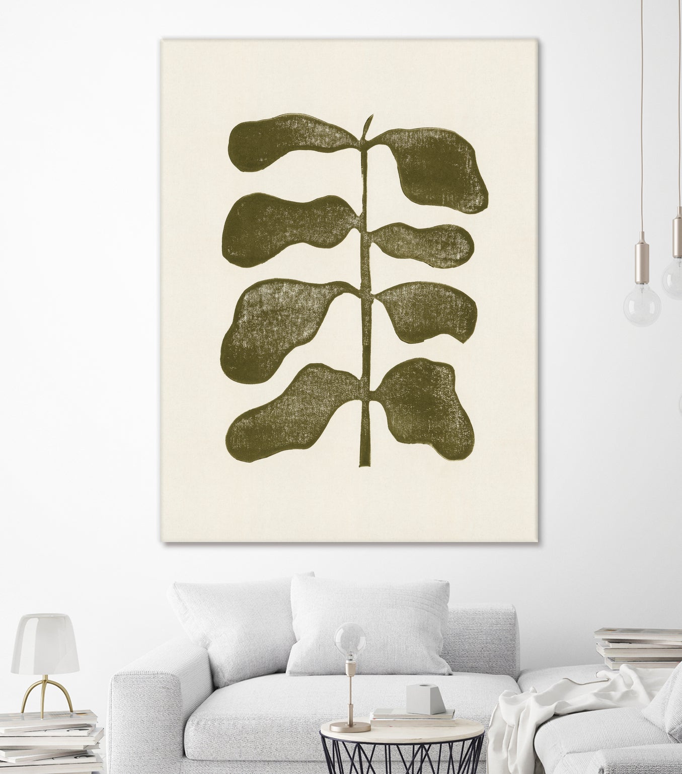 Linocut Plant by Alisa Galitsyna on GIANT ART - 7143 illustration