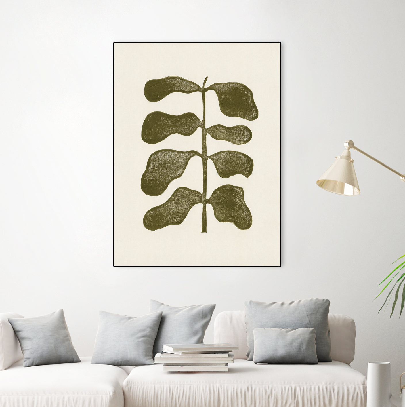 Linocut Plant by Alisa Galitsyna on GIANT ART - 7143 illustration