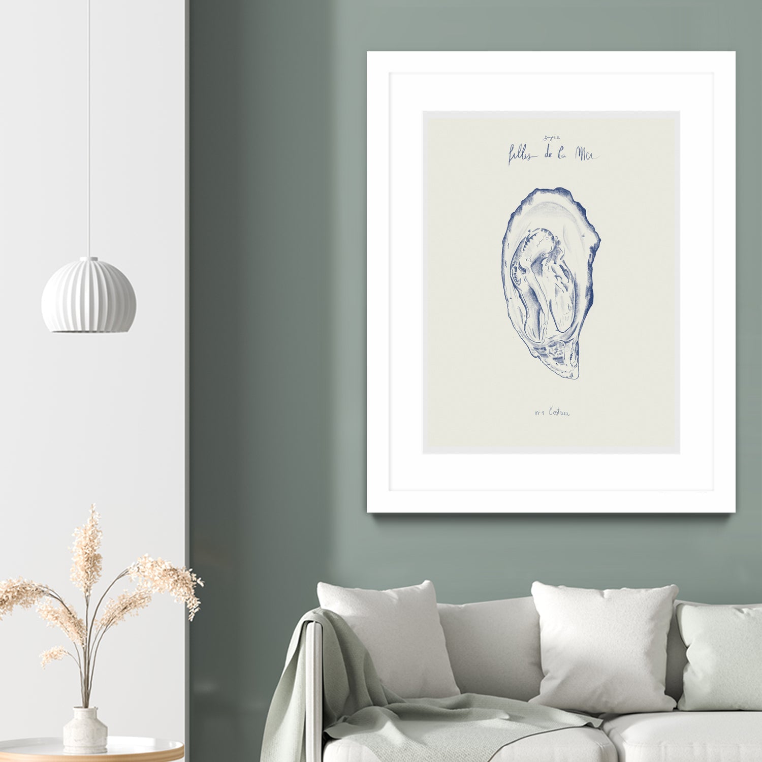 Filles de la mer n.1 - La€™ostrica by Giulia Mora on GIANT ART - illustration mora