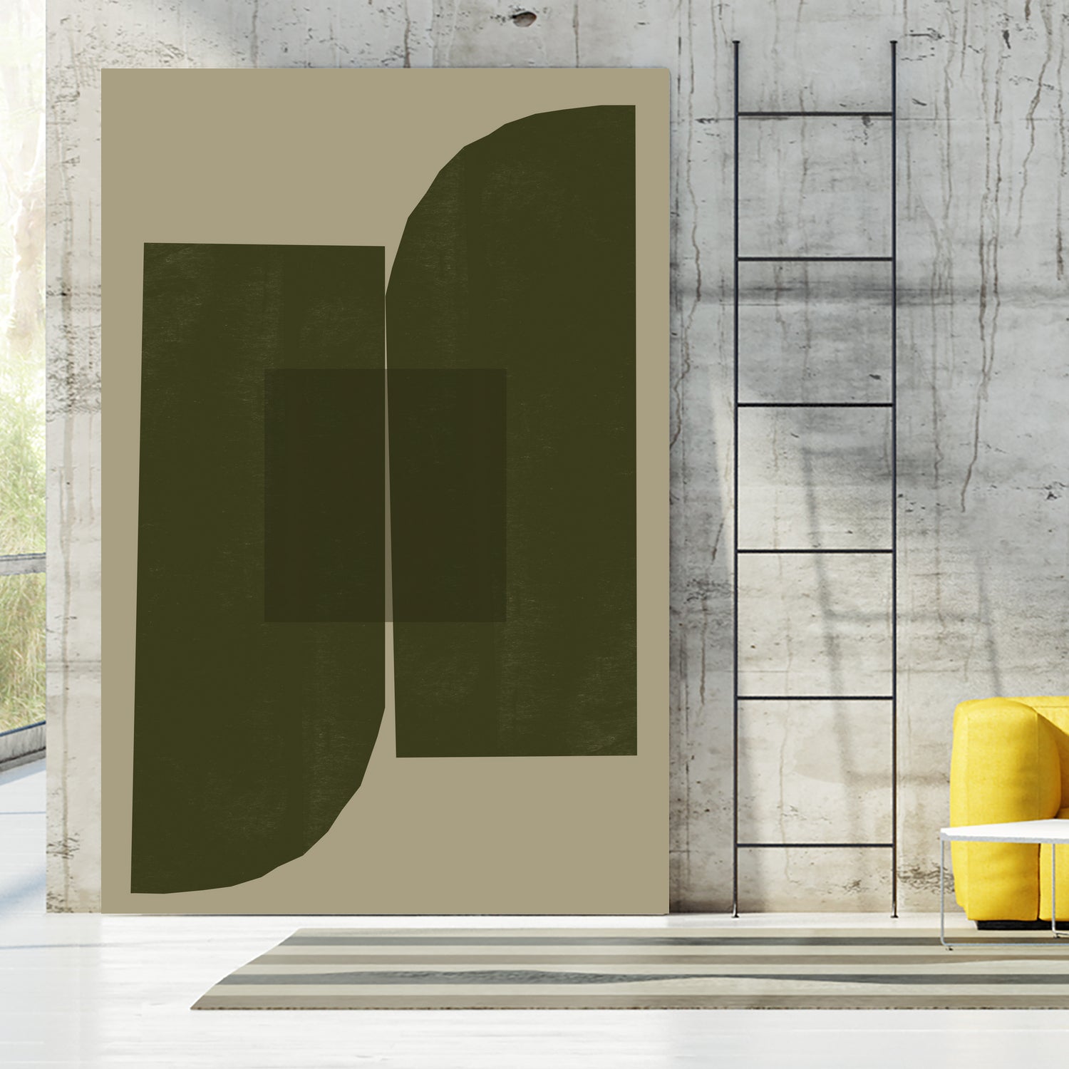 Green Composition _2 by THE MIUUS STUDIO on GIANT ART - abstract abstract abstract