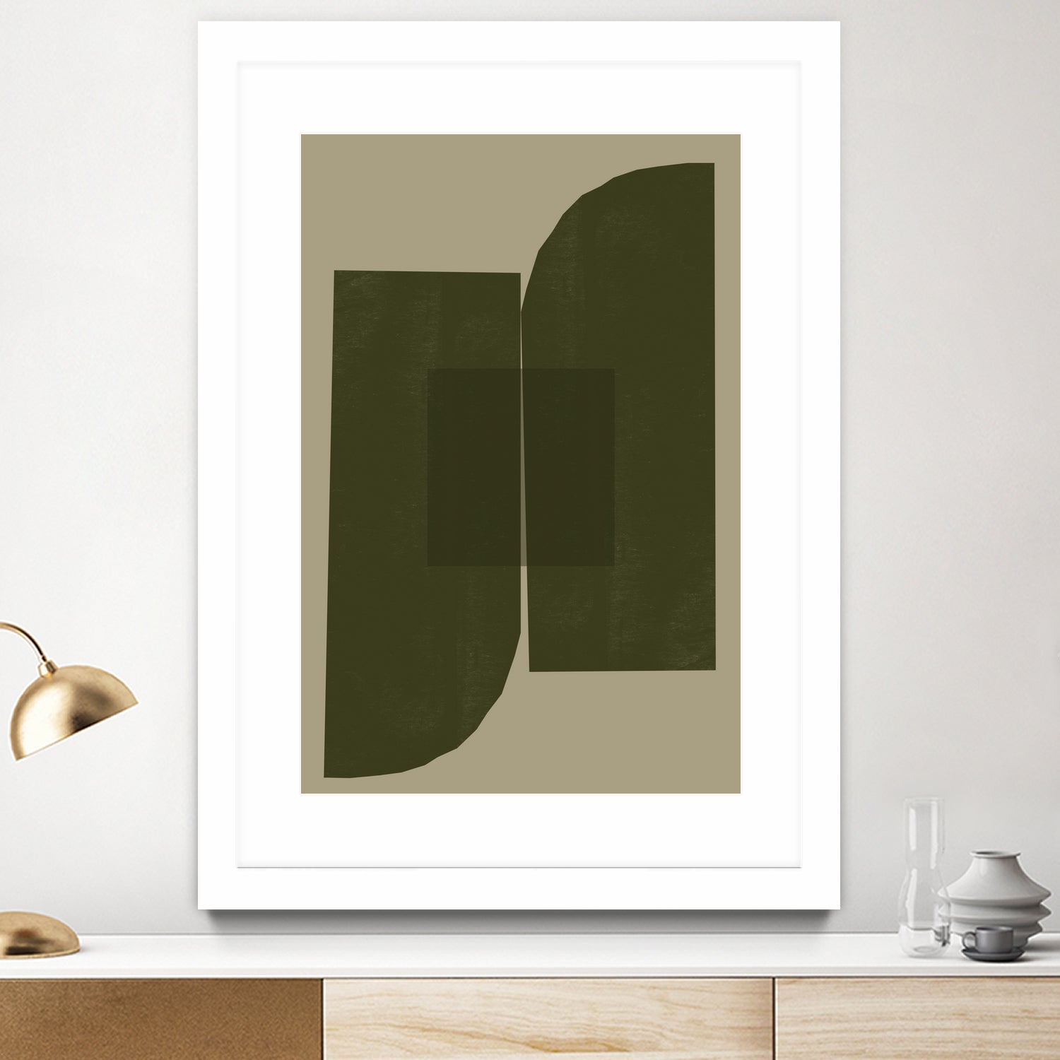 Green Composition _2 by THE MIUUS STUDIO on GIANT ART - abstract abstract abstract