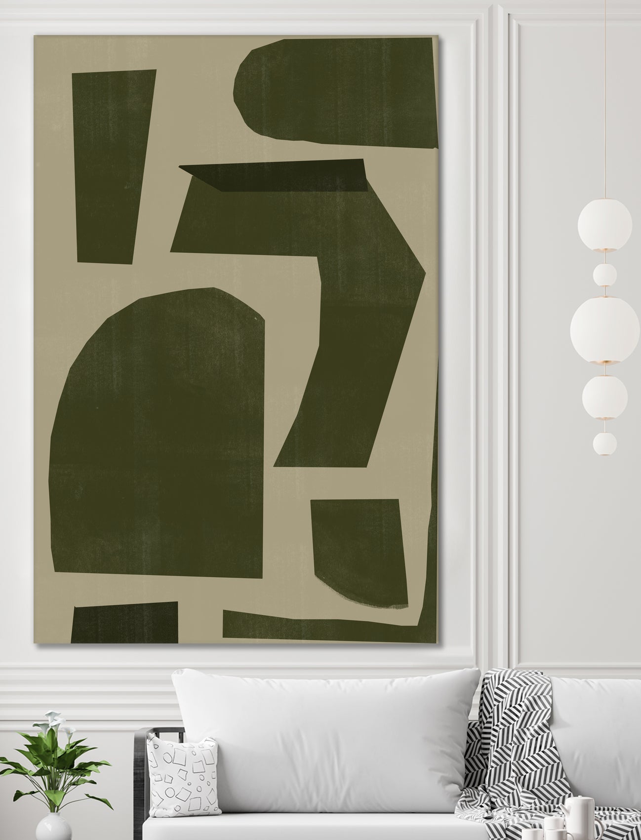 Green Composition _1 by THE MIUUS STUDIO on GIANT ART - abstract abstract abstract