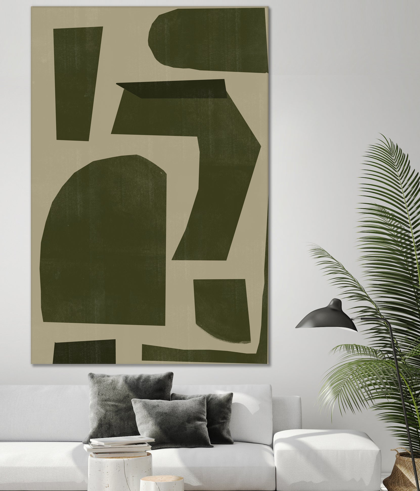 Green Composition _1 by THE MIUUS STUDIO on GIANT ART - abstract abstract abstract