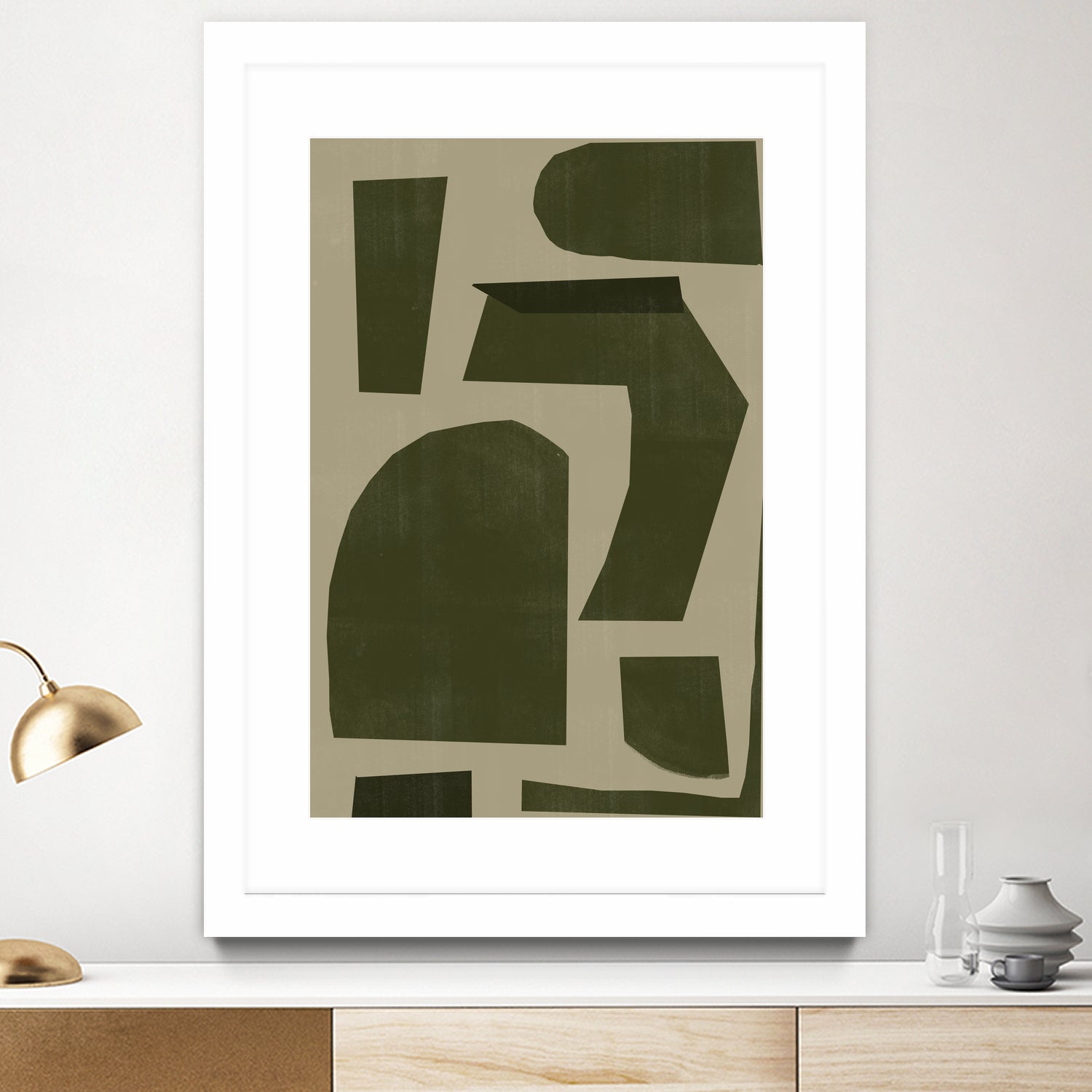 Green Composition _1 by THE MIUUS STUDIO on GIANT ART - abstract abstract abstract