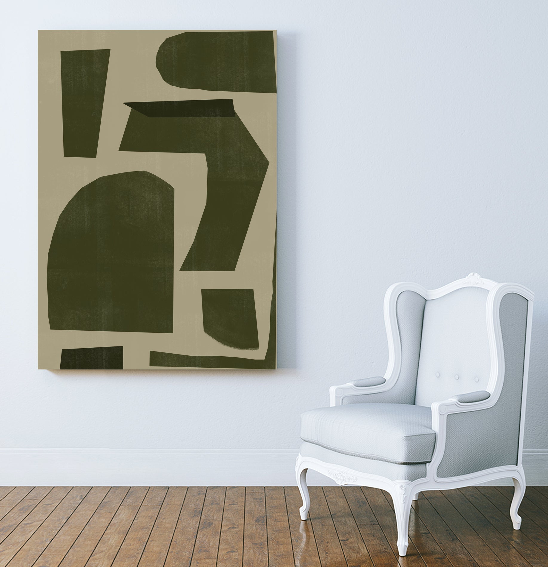 Green Composition _1 by THE MIUUS STUDIO on GIANT ART - abstract abstract abstract