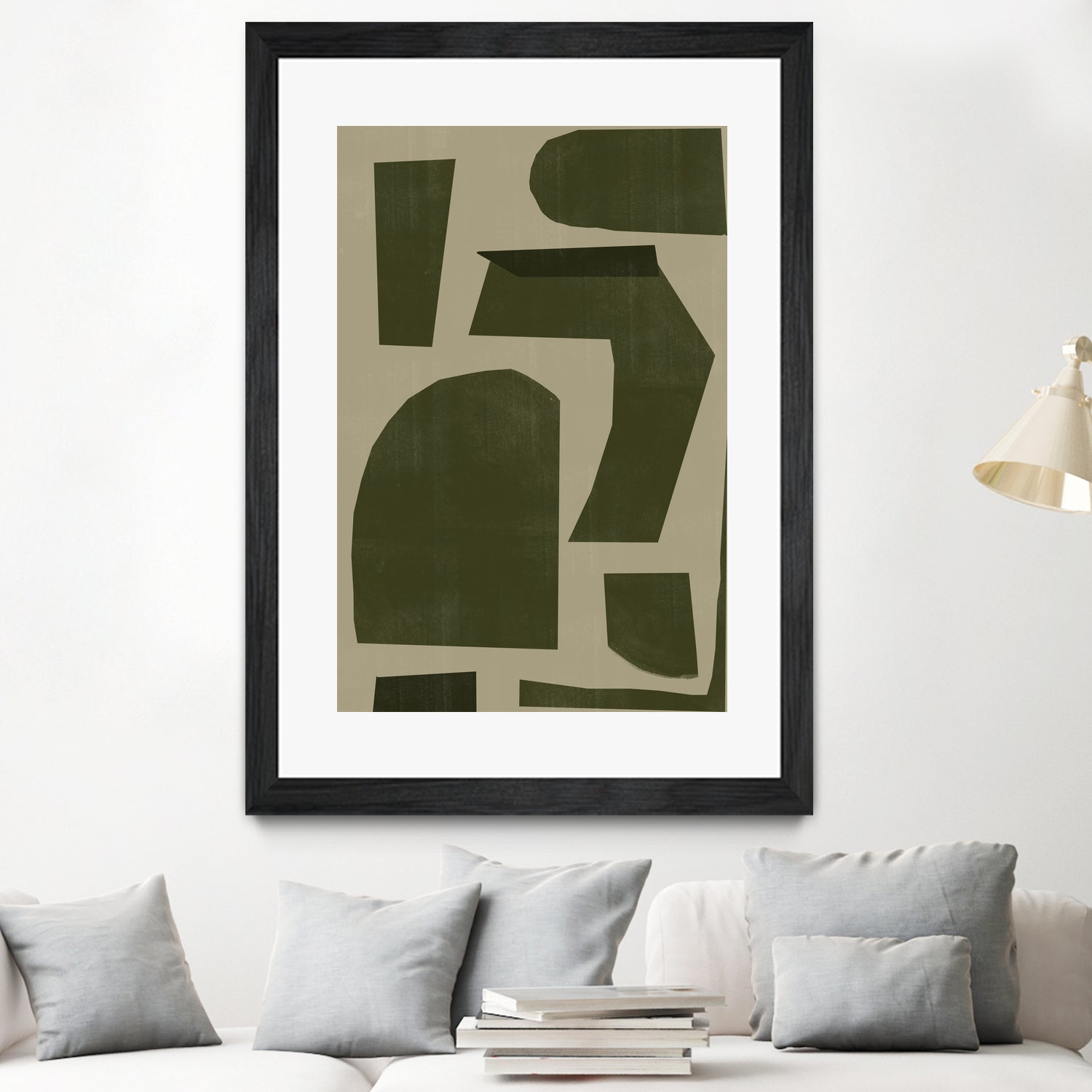 Green Composition _1 by THE MIUUS STUDIO on GIANT ART - abstract abstract abstract