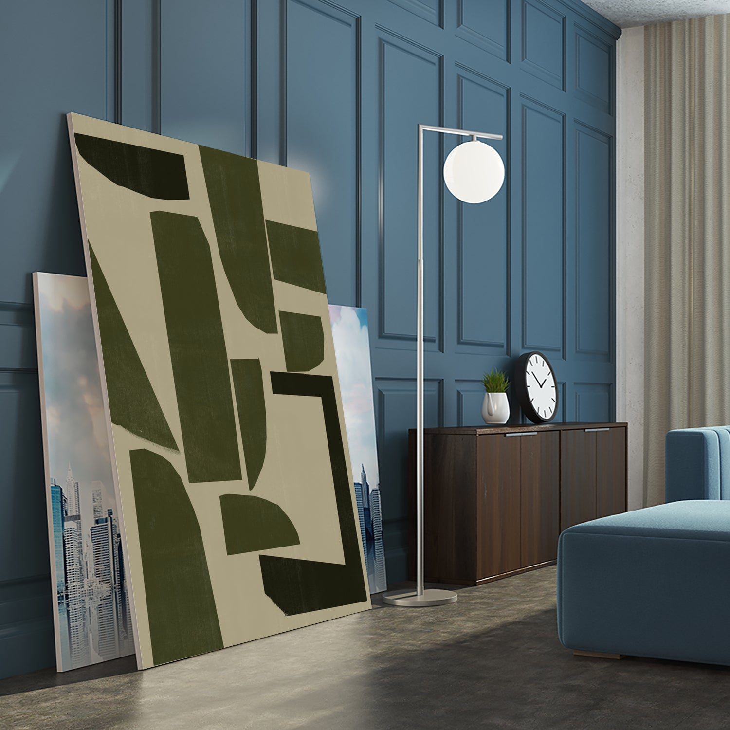 Green Composition _3 by THE MIUUS STUDIO on GIANT ART - abstract abstract abstract