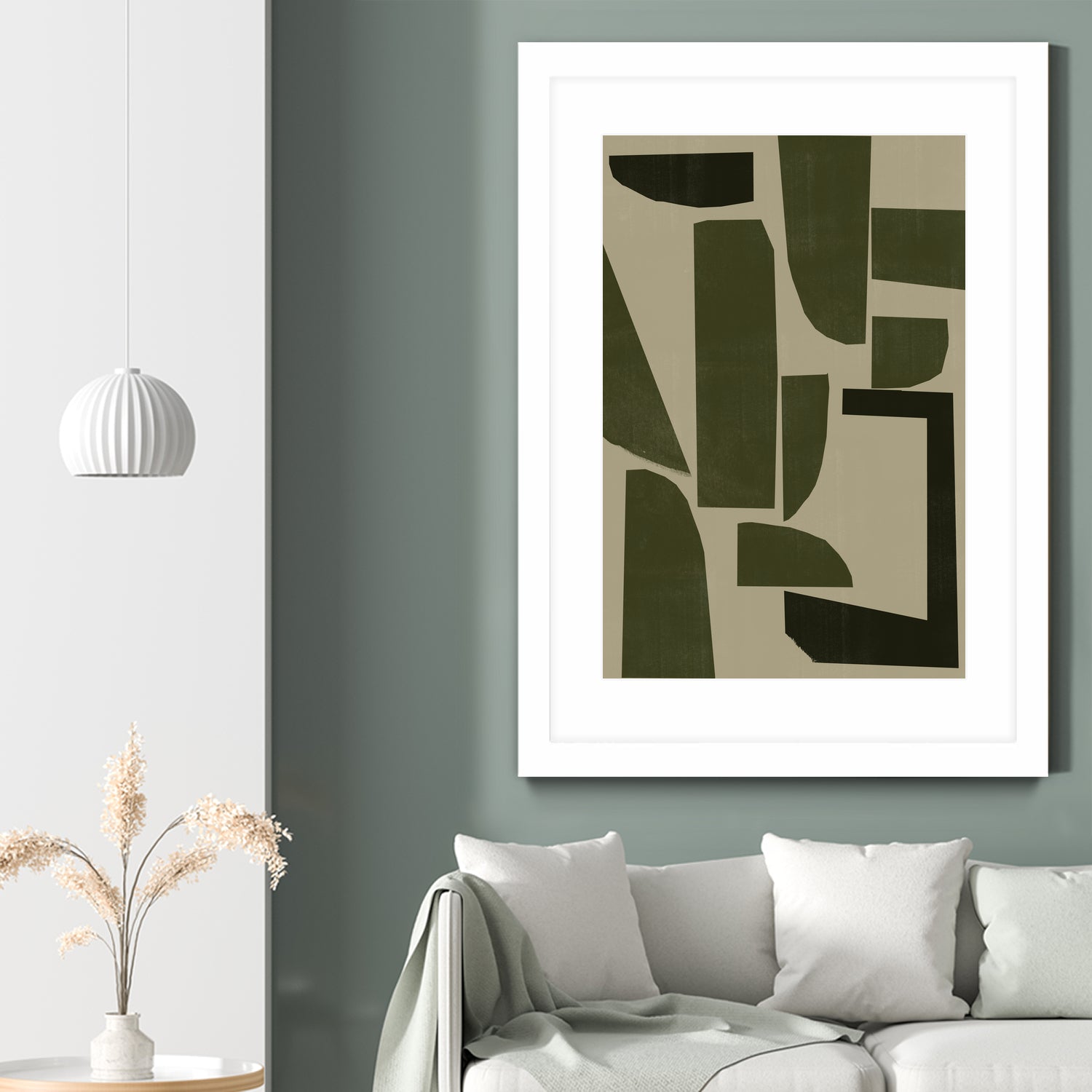 Green Composition _3 by THE MIUUS STUDIO on GIANT ART - abstract abstract abstract