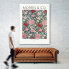 Cray by william Morris on GIANT ART - red botanical william morris