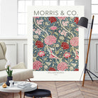 Cray by william Morris on GIANT ART - red botanical william morris