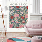 Cray by william Morris on GIANT ART - red botanical william morris