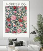 Cray by william Morris on GIANT ART - red botanical william morris