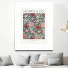 Cray by william Morris on GIANT ART - red botanical william morris