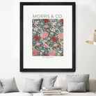 Cray by william Morris on GIANT ART - red botanical william morris