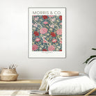 Cray by william Morris on GIANT ART - red botanical william morris