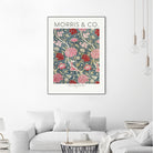 Cray by william Morris on GIANT ART - red botanical william morris